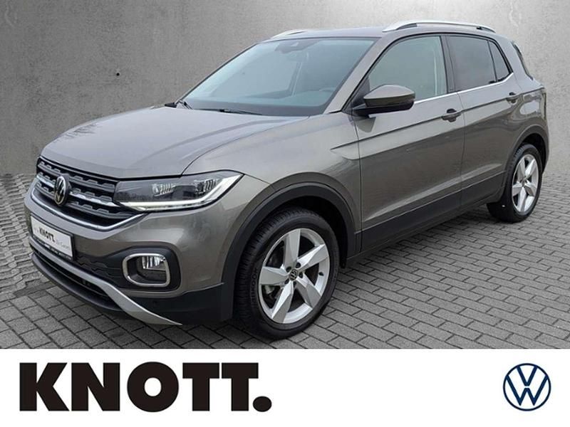 Limestone grey metallic Gebraucht 2020 VW T-Cross Style SUV | 21.489 € (Etwas zu teuer) - Bild 1/4