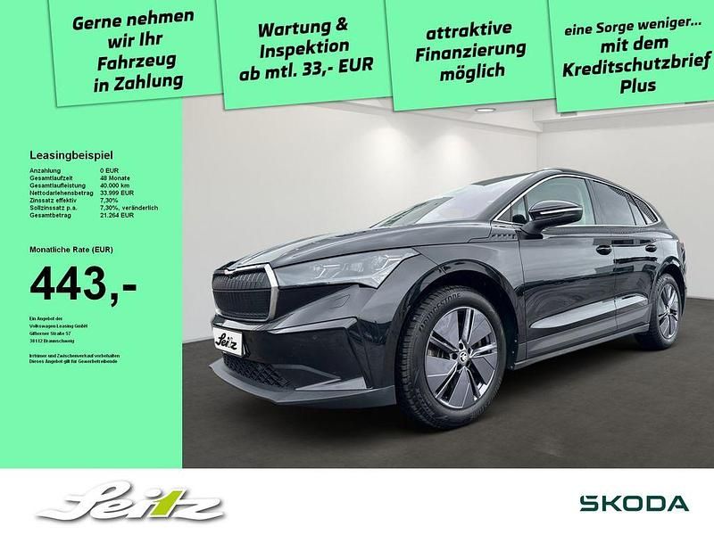 Schwarz Gebraucht 2022 Skoda Enyaq iV ecoSuite SUV | 33.849 € (Fairer Preis) - Bild 1/3