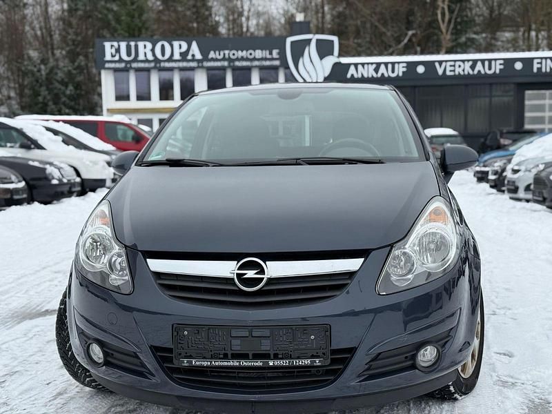Gebraucht Opel Corsa Edition 87 PS (63 kW) 2010 Blau Limousine