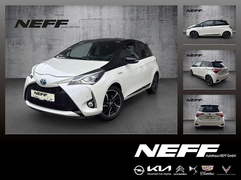 Weiß Gebraucht 2018 Toyota Yaris Hybrid Style Kleinwagen | 13.890 € (Fairer Preis) - Bild 1/4