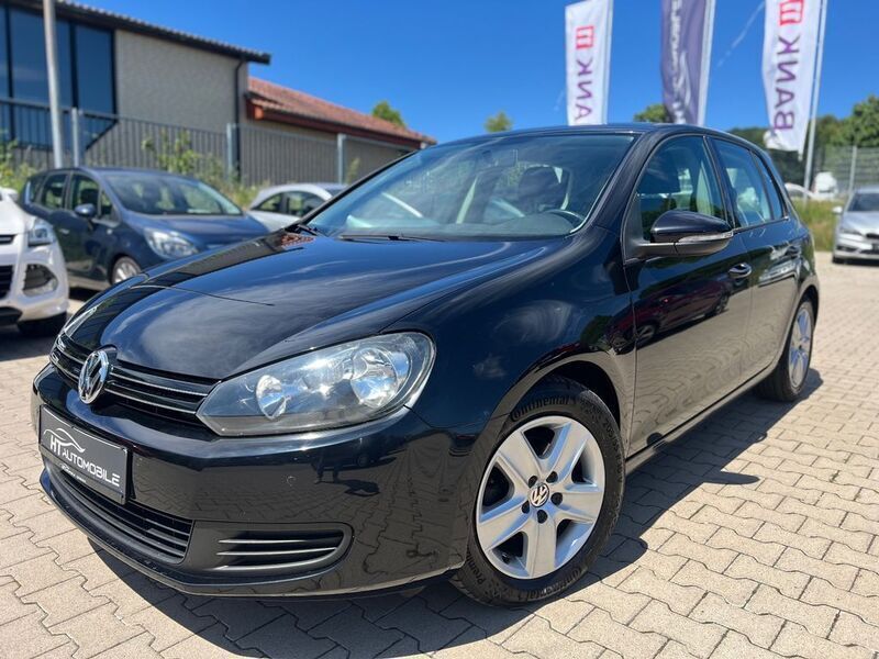 Schwarz Gebraucht 2009 VW Golf VI Comfortline Limousine | 5.499 € (Fairer Preis) - Bild 1/4