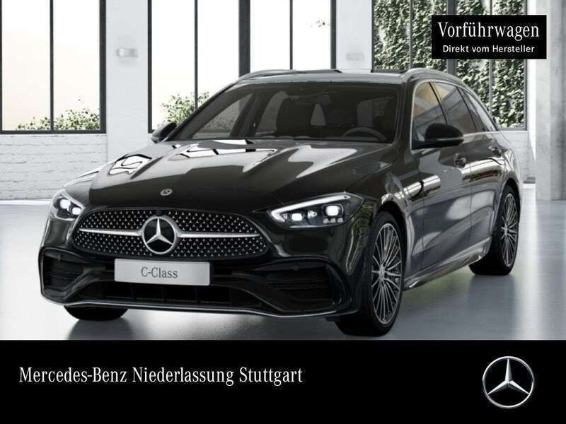 Unilack schwarz Gebraucht 2025 Mercedes C300 AMG Kombi | 57.990 € - Bild 1/4