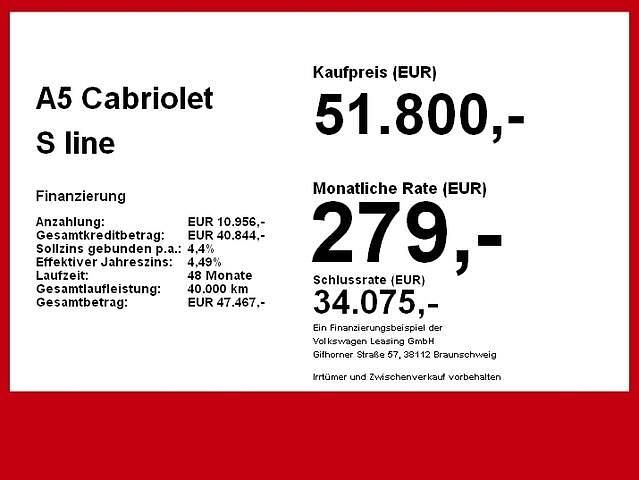 Gebraucht Audi A5 S-Line 265 PS (194 kW) 2024 Cabrio