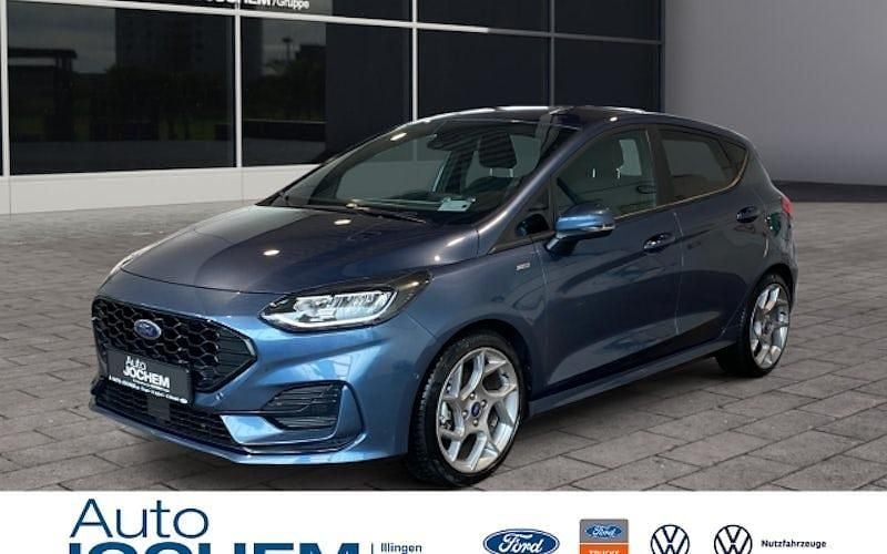 Blau Gebraucht 2023 Ford Fiesta ST-Line Kleinwagen | 20.390 € (Fairer Preis) - Bild 1/4