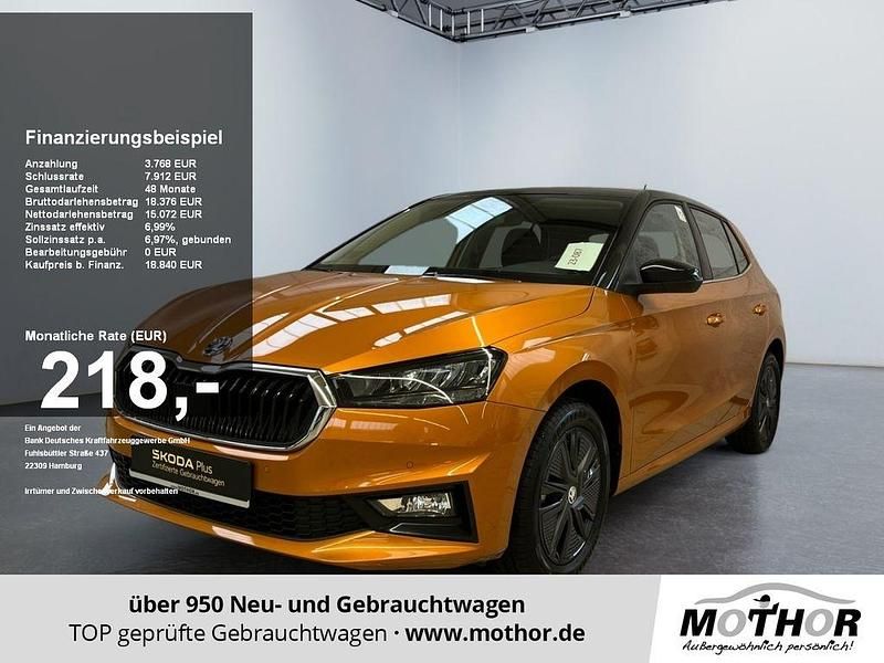 Phoenixorange Gebraucht 2022 Skoda Fabia Style Limousine | 18.306 € (Teuer) - Bild 1/4
