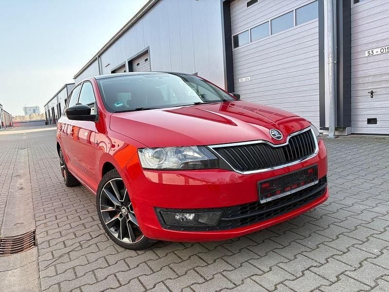 Gebraucht Skoda Rapid Style 122 PS (89 kW) 2014 Rot Kleinwagen