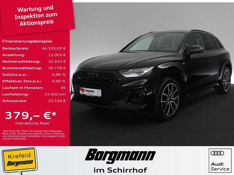 Mythosschwarz metallic (metallic) Gebraucht 2022 Audi Q5 S-Line SUV | 44.335 € (Etwas zu teuer) - Bild 1/4