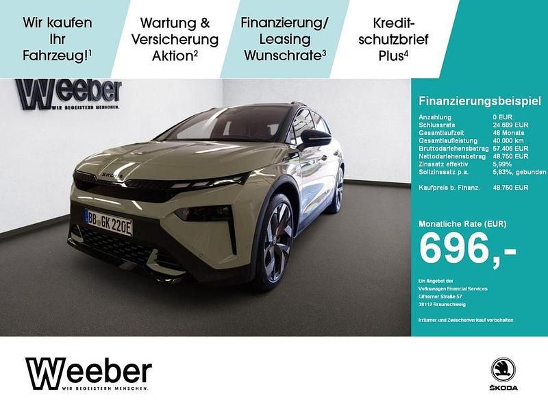 Grün Gebraucht 2025 Skoda Elroq First Edition SUV | 48.750 € (Etwas zu teuer) - Bild 1/4