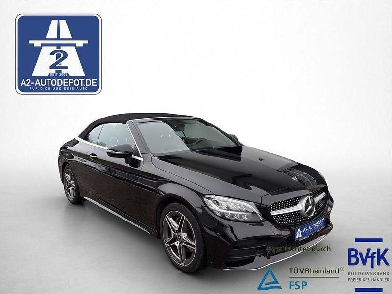 Gebraucht Mercedes C200 AMG 184 PS (135 kW) 2020 Schwarz Cabrio