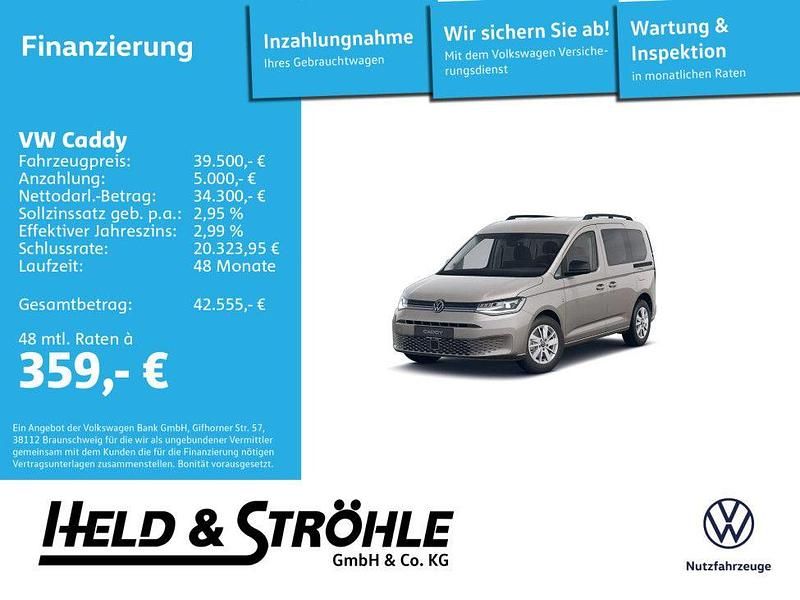 Beige Neu 2025 VW Caddy Life Van / Kleinbus | 34.890 € (Superpreis) - Bild 1/4