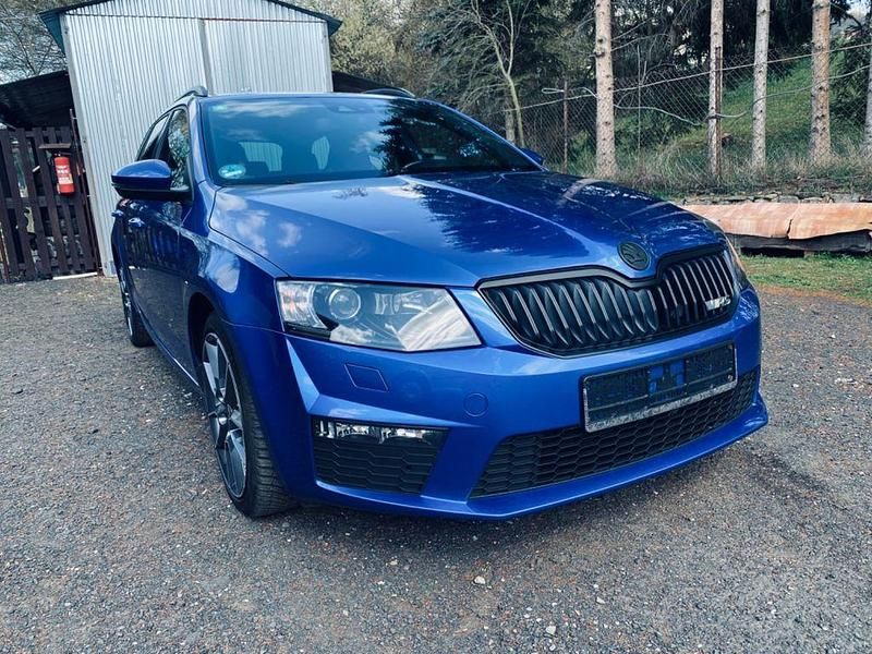 Gebraucht Skoda Octavia RS 184 PS (135 kW) 2014 Blau Kleinwagen