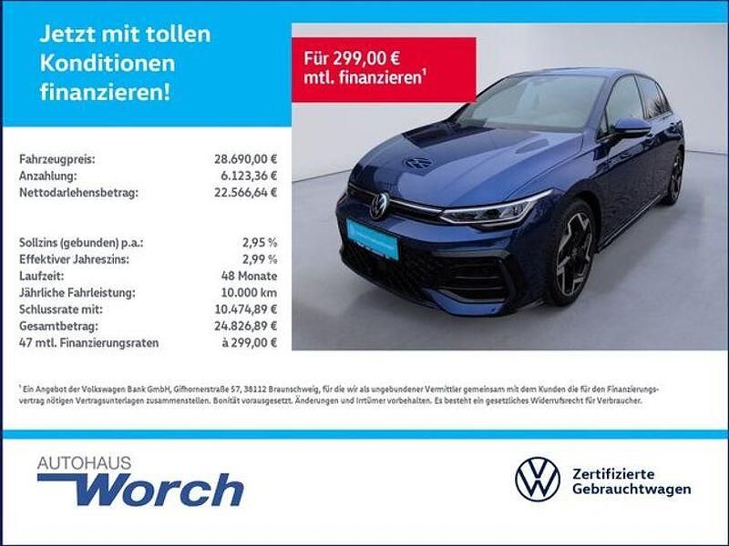 Gebraucht VW Golf VIII R-line 150 PS (110 kW) 2025 Lapiz blue metallic Limousine