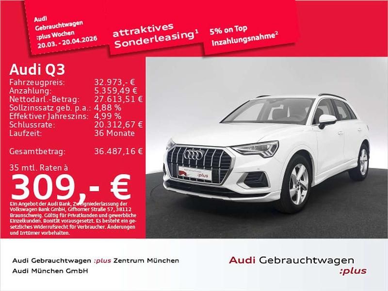 Gebraucht Audi Q3 Advanced 150 PS (110 kW) 2022 Ibisweiß SUV