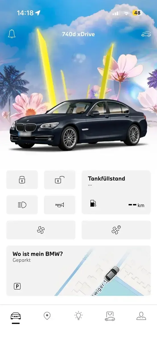 Gebraucht BMW 740 313 PS (230 kW) 2014 Blau Limousine
