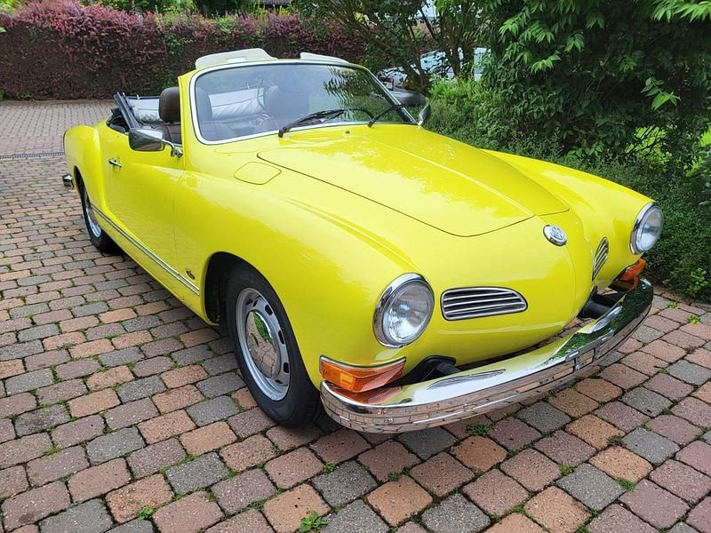 Gelb Gebraucht 1975 VW Karmann Ghia Karmann Cabrio | 29.900 € - Bild 1/4