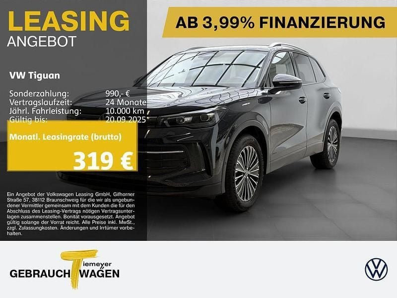 Grau Gebraucht 2024 VW Tiguan Life SUV | 34.730 € (Superpreis) - Bild 1/4
