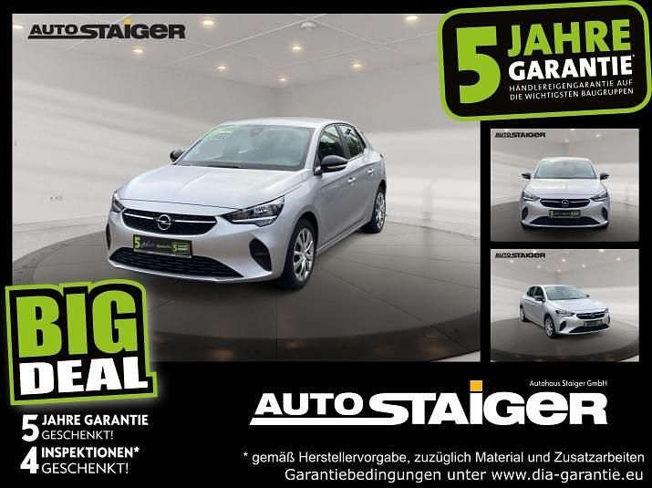 Aluminium silb/kristall silb Gebraucht 2022 Opel Corsa Edition Kleinwagen | 13.990 € (Fairer Preis) - Bild 1/4