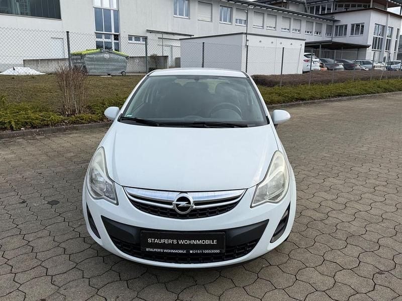 Gebraucht Opel Corsa Selection 69 PS (50 kW) 2012 Weiß Kleinwagen