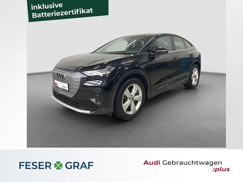 Mythosschwarz metallic Gebraucht 2022 Audi Q4 Sportback e-tron Advanced SUV | 28.980 € (Superpreis) - Bild 1/4