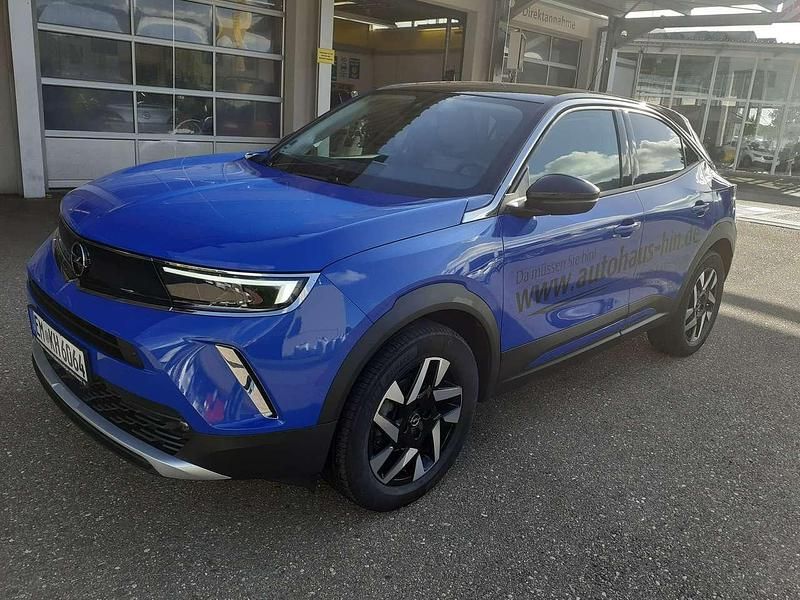 Perl blau/voltaic blue Gebraucht 2021 Opel Mokka Elegance SUV | 16.990 € (Guter Preis) - Bild 1/4
