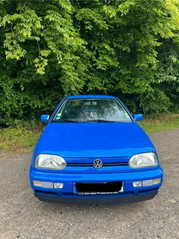 Blau Gebraucht 1997 VW Golf III Limousine | 900 € (Superpreis) - Bild 1/4