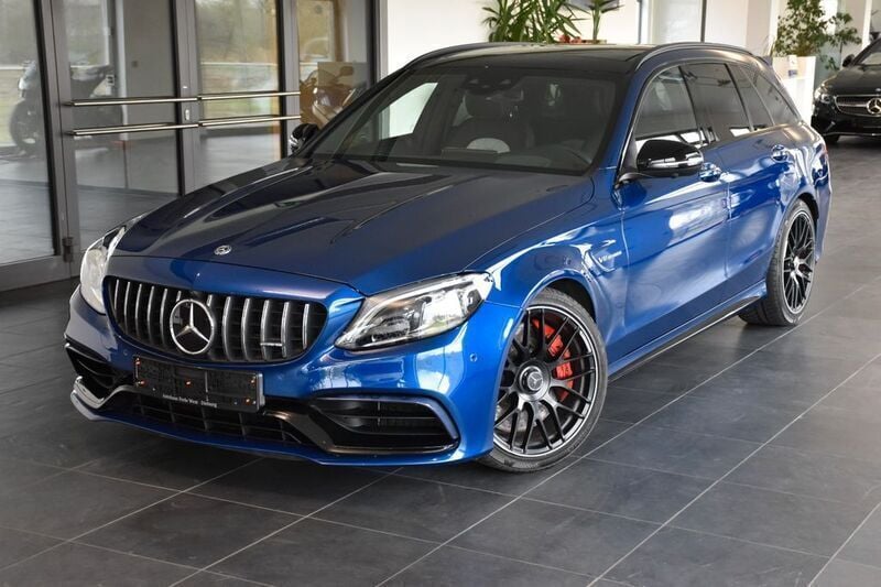 Blau Gebraucht 2020 Mercedes C63S AMG AMG Limousine | 55.990 € (Fairer Preis) - Bild 1/4