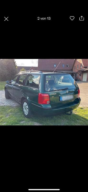 Grün Gebraucht 2000 VW Passat Kombi | 1.900 € (Fairer Preis) - Bild 1/4