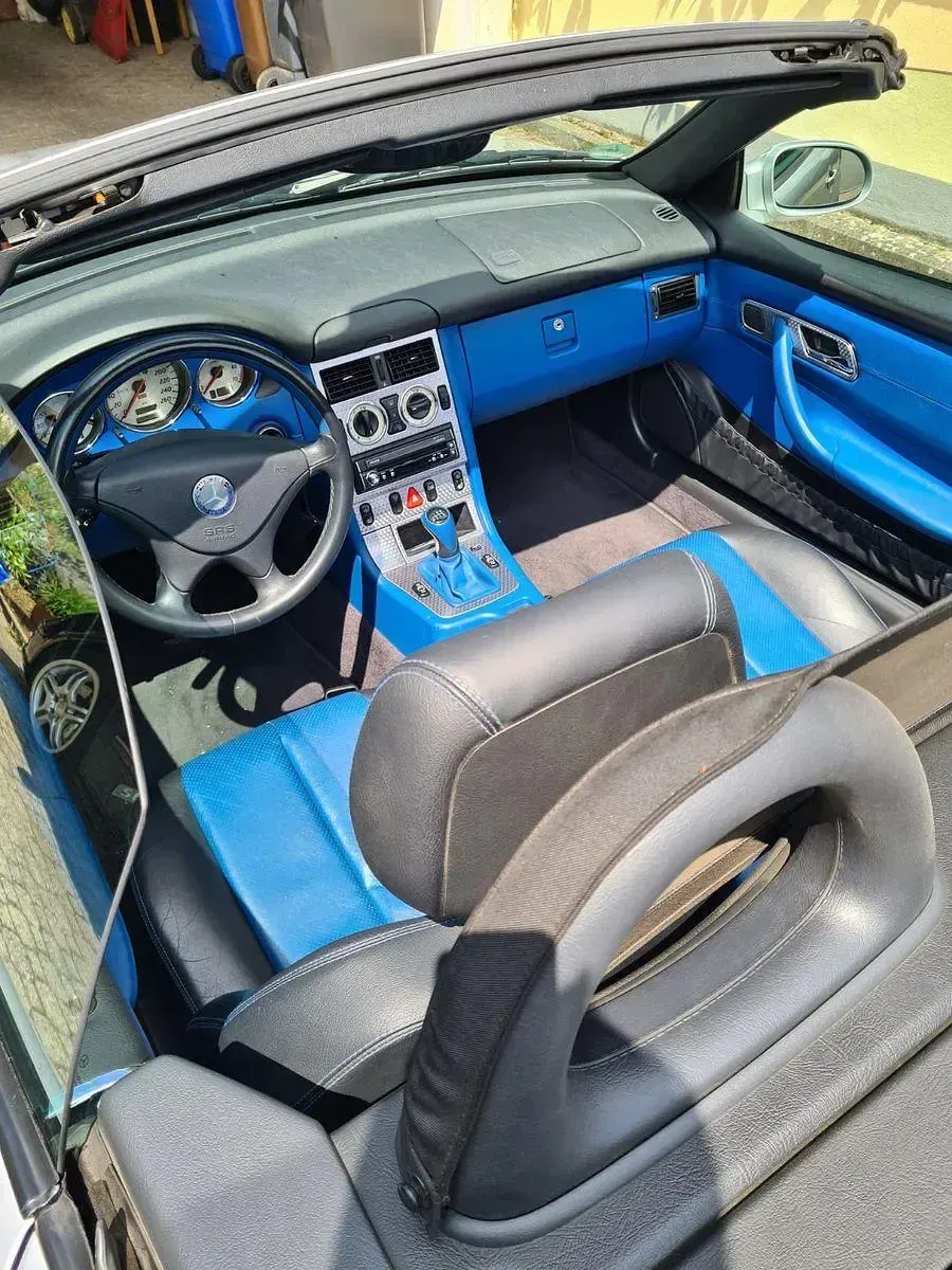 Gebraucht Mercedes SLK320 218 PS (160 kW) 2000 Silber Cabrio