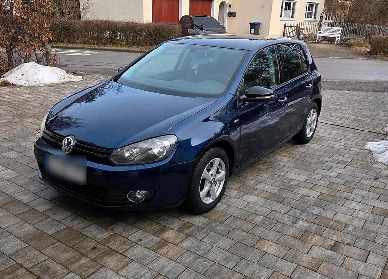Gebraucht VW Golf VI Match 2012 Blau Kleinwagen
