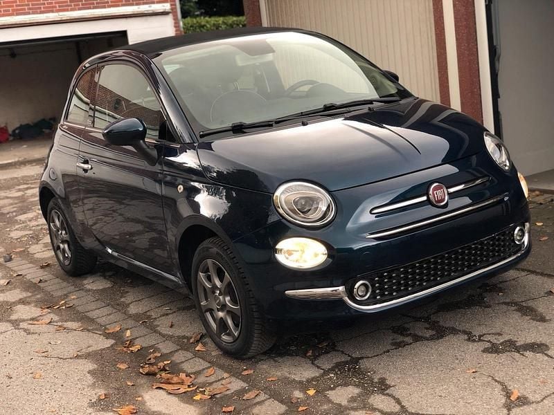 Blau Gebraucht 2018 Fiat 500C Cabrio | 8.300 € (Guter Preis) - Bild 1/4