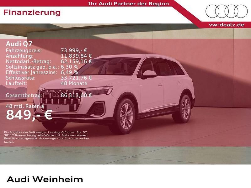 Neu Audi Q7 231 PS (169 kW) 2026 Weiß SUV