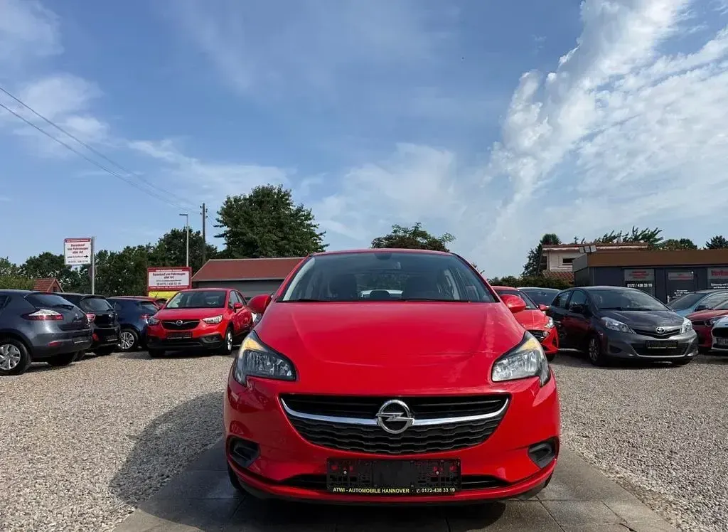 Gebraucht Opel Corsa Edition 69 PS (50 kW) 2019 Lava rot Kleinwagen