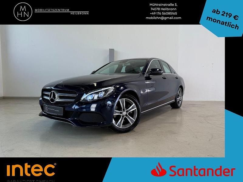 Blau Gebraucht 2017 Mercedes C200 Avantgarde Limousine | 23.480 € (Fairer Preis) - Bild 1/4
