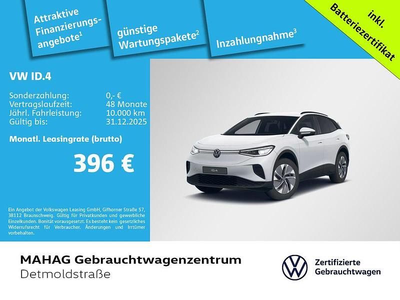 Gletscherweiß metallic Gebraucht 2025 VW ID.4 Pro SUV | 38.980 € (Superpreis) - Bild 1/2