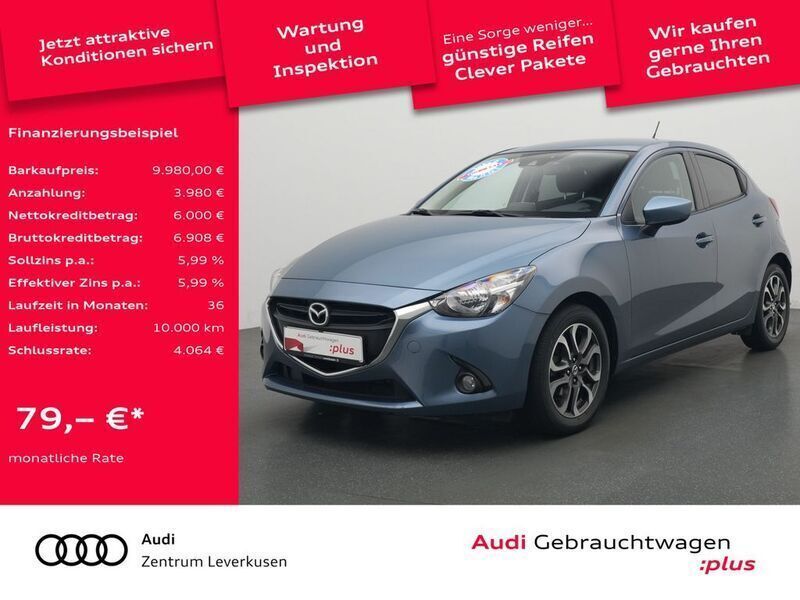 Gebraucht Mazda 2 Nakama 90 PS (66 kW) 2016 Saphirblau Kleinwagen