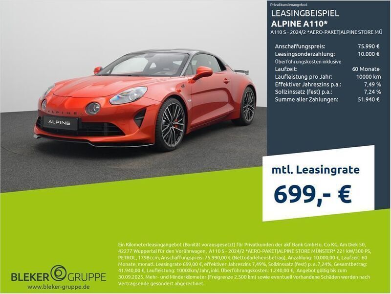 Epz feuer orange Gebraucht 2024 Alpine A110 Coupé | 75.990 € - Bild 1/3