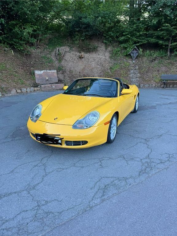 Gelb Gebraucht 2002 Porsche Boxster S Cabrio | 18.450 € (Guter Preis) - Bild 1/4