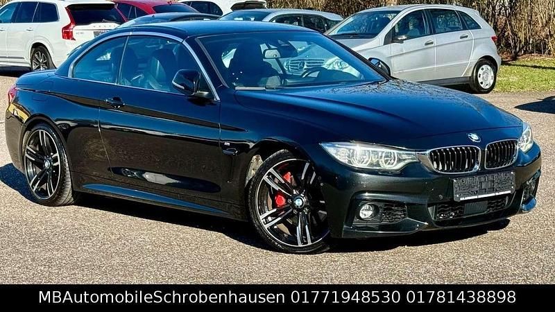 Black sapphire metallic Gebraucht 2015 BMW 435 M Sport Cabrio | 19.999 € (Guter Preis) - Bild 1/3