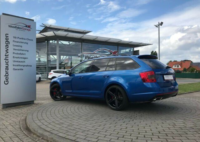 Gebraucht Skoda Octavia RS 220 PS (161 kW) 2014 Blau metallic Kombi