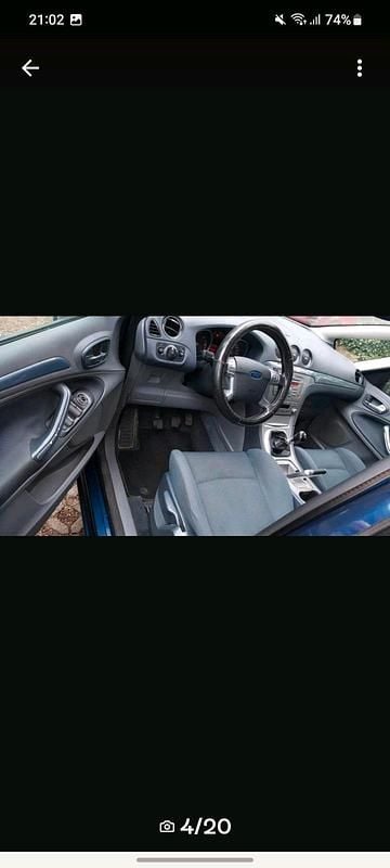 Usado Ford S-MAX S 140 HP (102 kW) 2007 Azul Monovolume