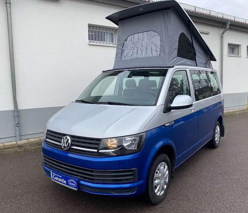 Silber blau bicolor folierung Gebraucht 2018 VW T6 California Van | 39.990 € - Bild 1/4