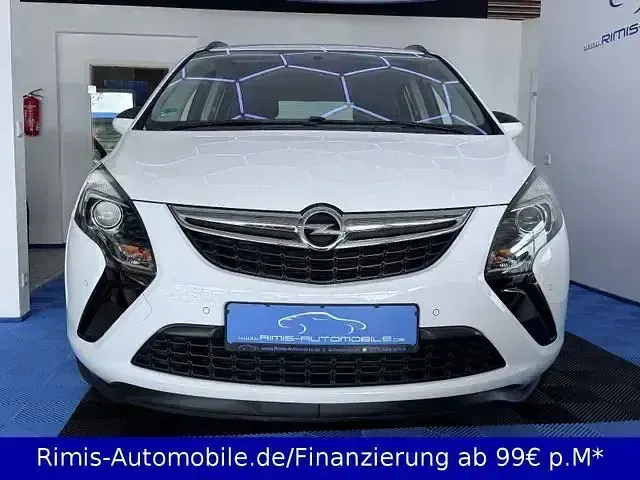 Gebraucht Opel Zafira Tourer Active 140 PS (102 kW) 2013 Weiß Van / Kleinbus