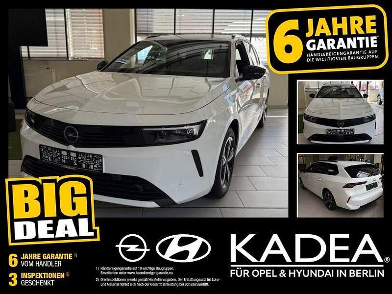Neu Opel Astra 131 PS (96 kW) 2025 Lack weiss banquise/typ aussen Kombi