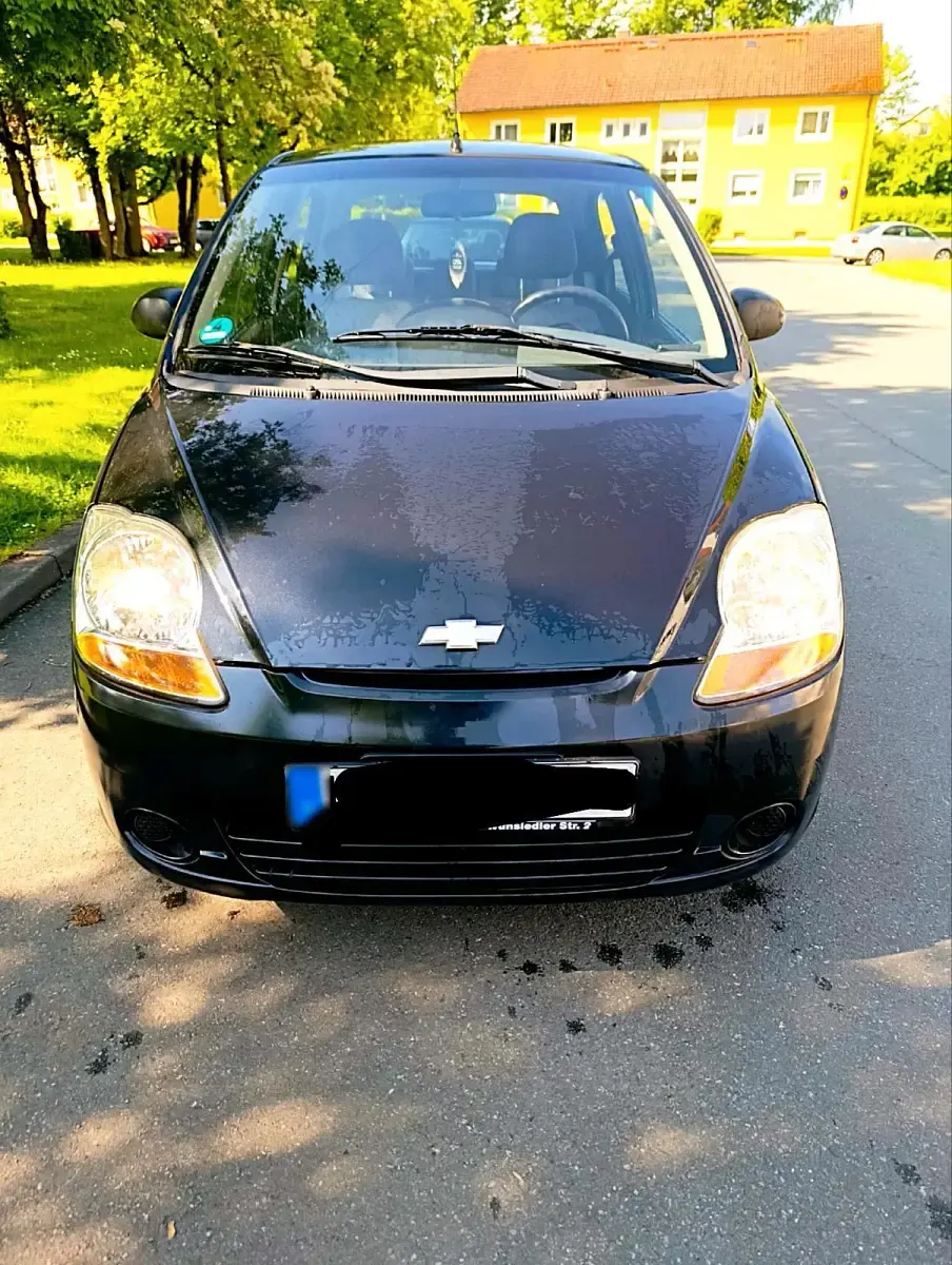 Gebraucht Chevrolet Matiz 55 PS (40 kW) 2009 Schwarz Kleinwagen