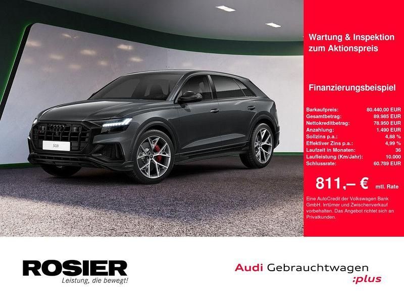 Grau / daytonagrau perleffekt (metallic) Gebraucht 2023 Audi SQ8 Business SUV | 80.440 € (Guter Preis) - Bild 1/4