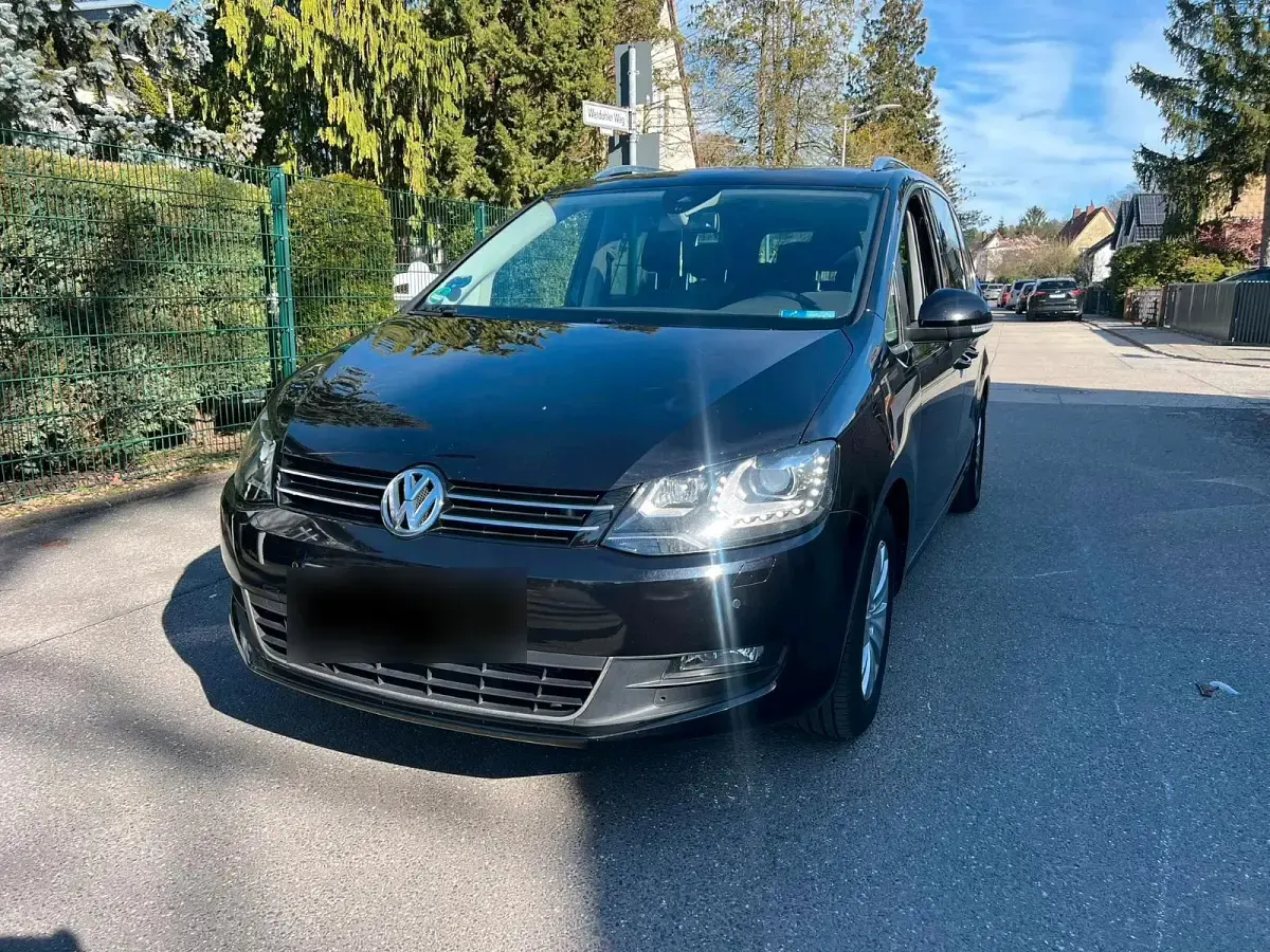 Gebraucht VW Sharan Style 170 PS (125 kW) 2012 Schwarz Van / Kleinbus