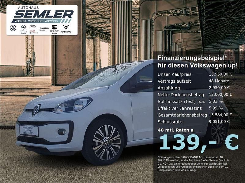 Gebraucht VW up! Style 65 PS (47 kW) 2024 Weiss Kleinwagen