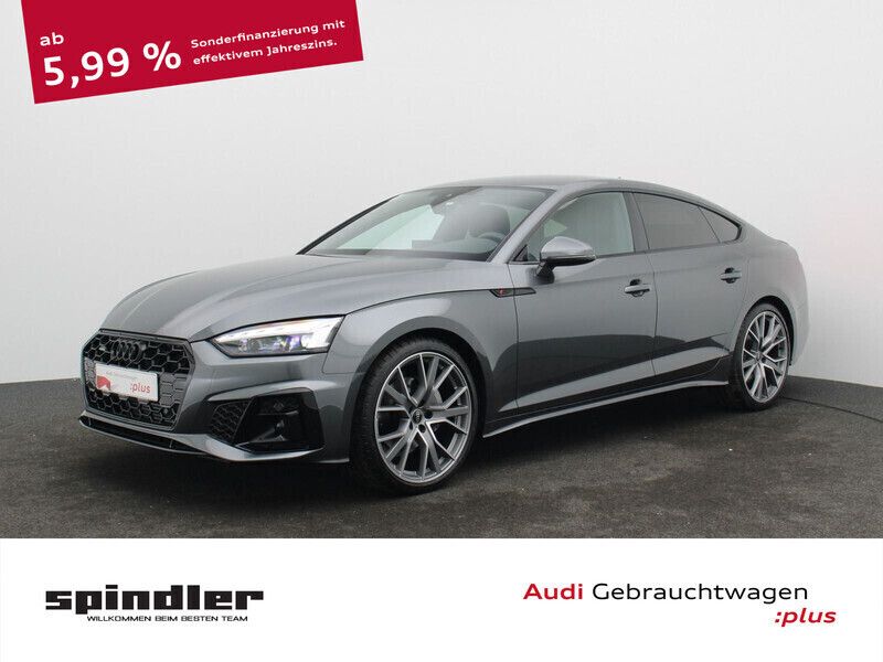 Chronosgrau metallic Gebraucht 2024 Audi A5 Sportback Business Limousine | 49.580 € (Teuer) - Bild 1/4