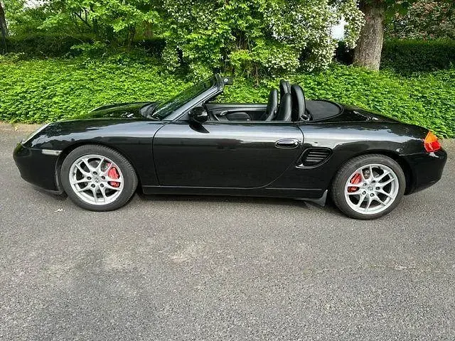 Usado Porsche Boxster S 252 CV (185 kW) 2001 Negro Descapotable