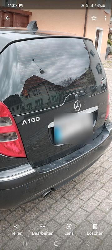 Gebraucht Mercedes A150 95 PS (69 kW) 2006 Schwarz Kleinwagen